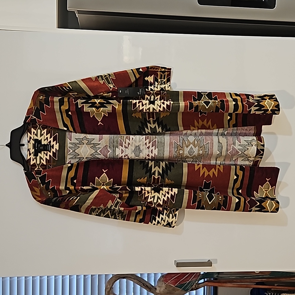 Ali Miles Southwestern Pattern Duster